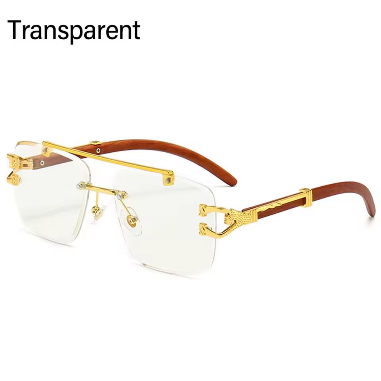Luxury UV Leopard Pattern Glasses