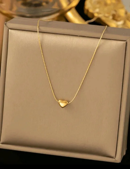 Gold Plated Heart Pendant