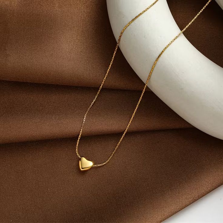 Gold Plated Heart Pendant
