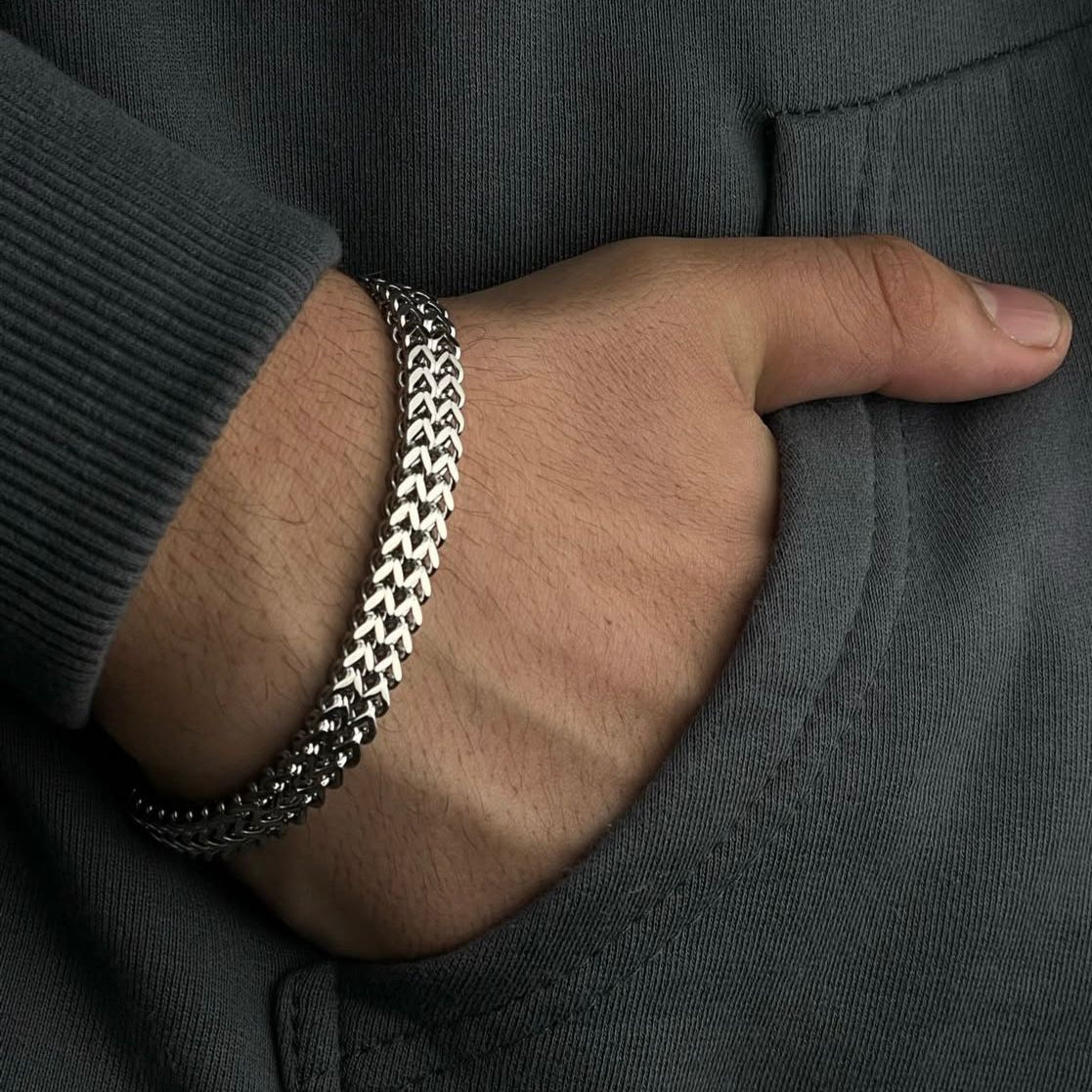 Foxtail Chain Bracelet for Men