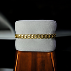 Gold Chain Bracelet on Stand