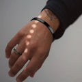 Elegant 304L Stainless Steel C-Shaped Open Bracelet