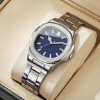 Simple Temperament Square Scale Calendar Dial High-end Trendy Quartz Wristwatch