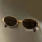 Retro Oval Sunglasses – UV400 Polarized