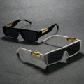 stylish leopard print metal-accented eyeglasses